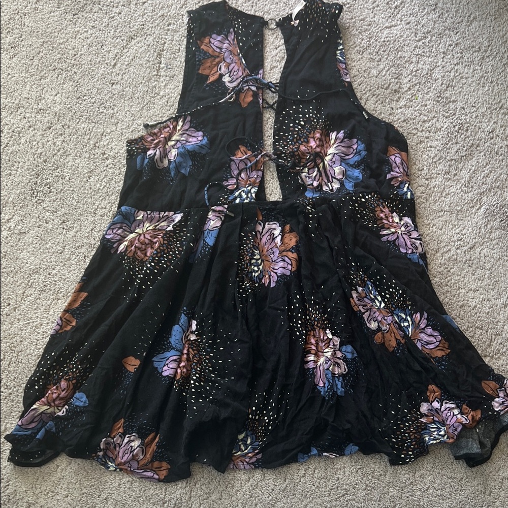 Free People Lovely Day Floral Tunic Dress